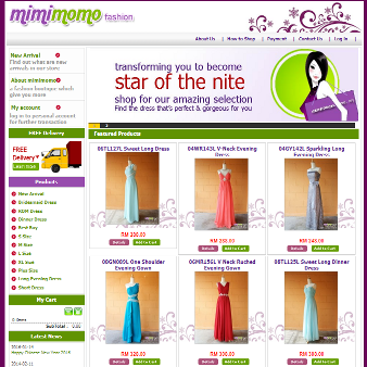 Mimimomo Fashion eCommerce